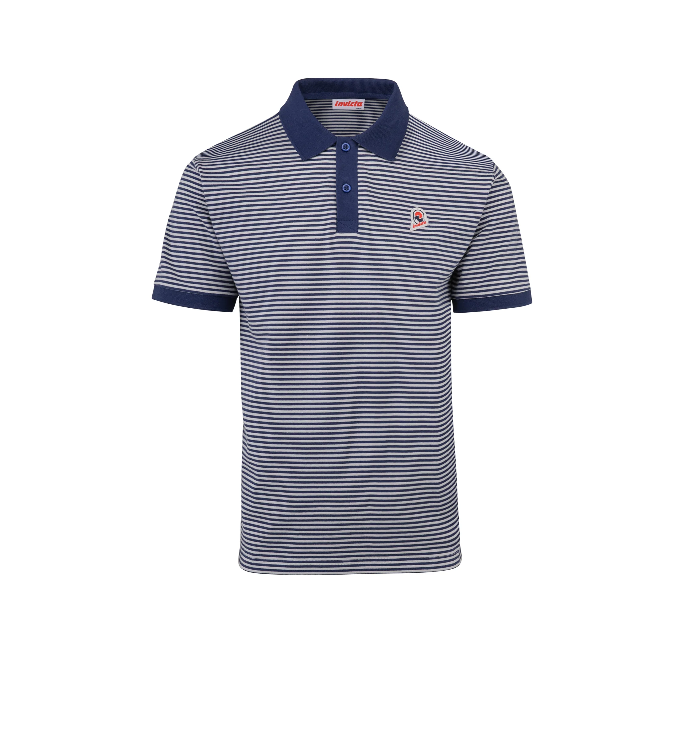 Polo da uomo in cotone organico a righe