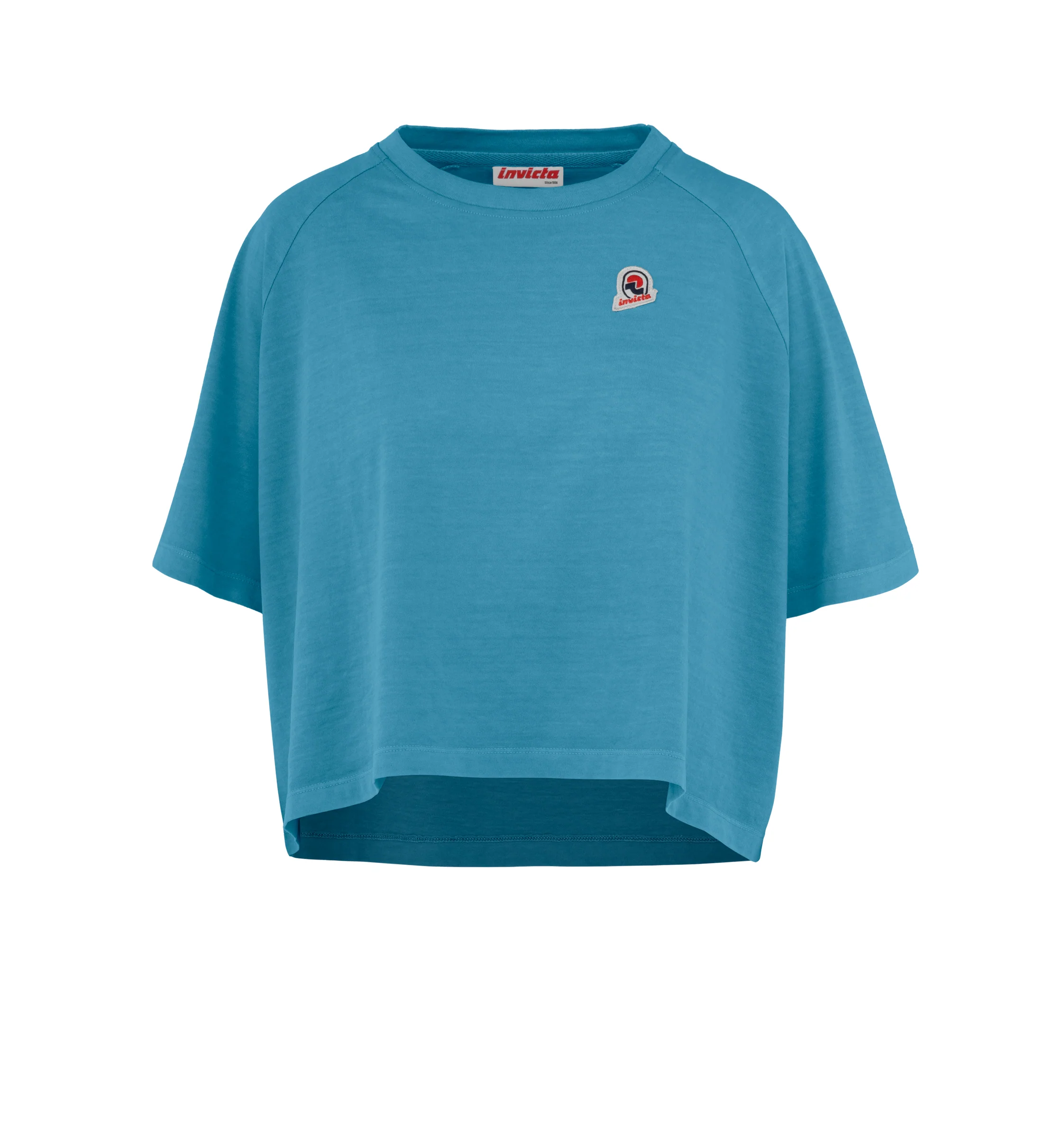 T-shirt cropped da donna in cotone