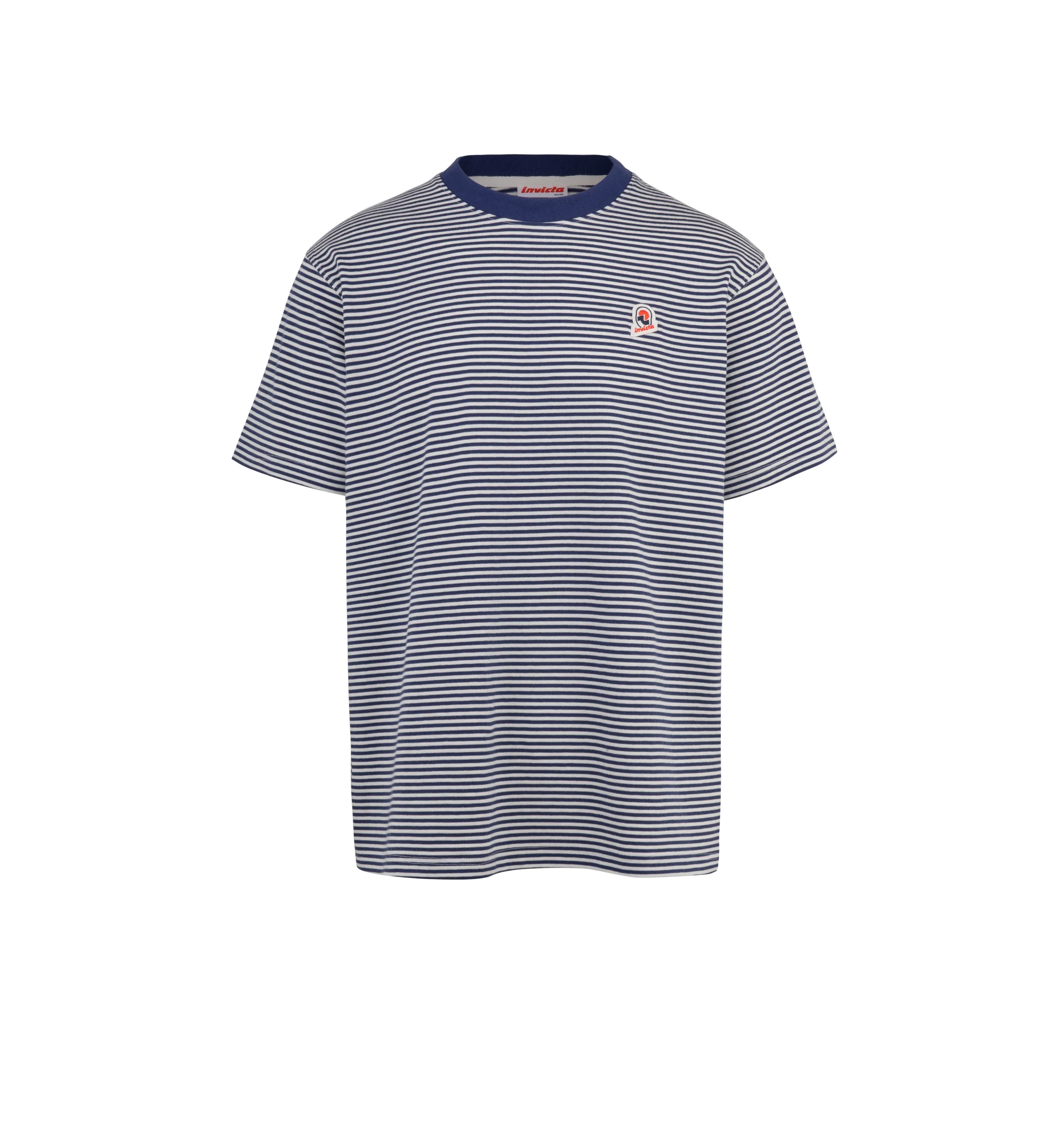 T-shirt da uomo in cotone organico a righe