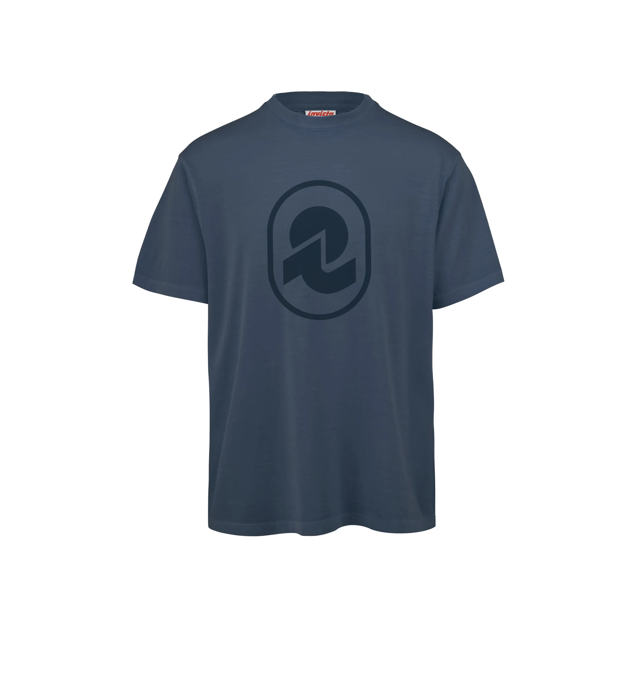T-shirt da uomo in cotone organico con maxi logo