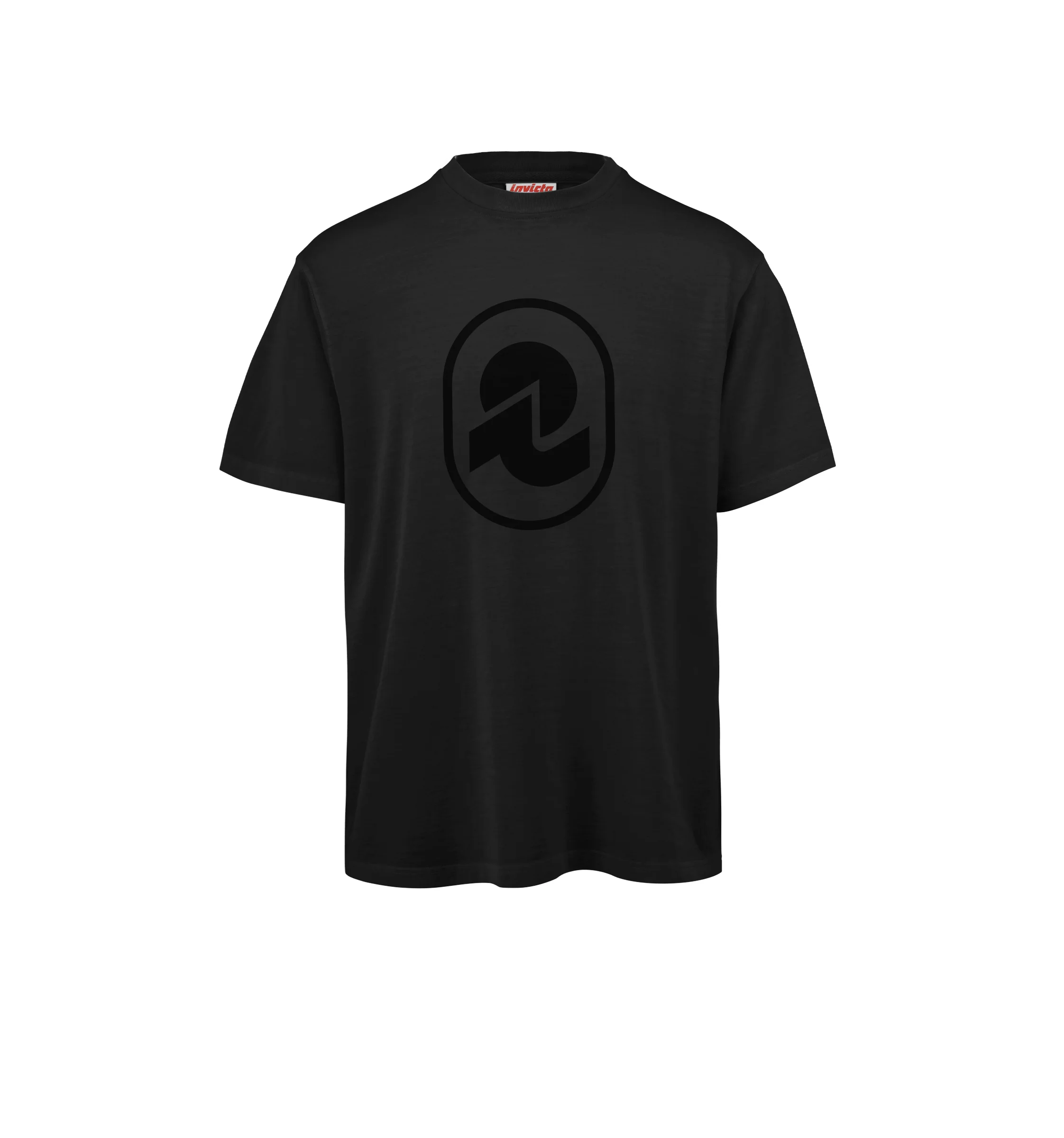 T-shirt da uomo in cotone organico con maxi logo