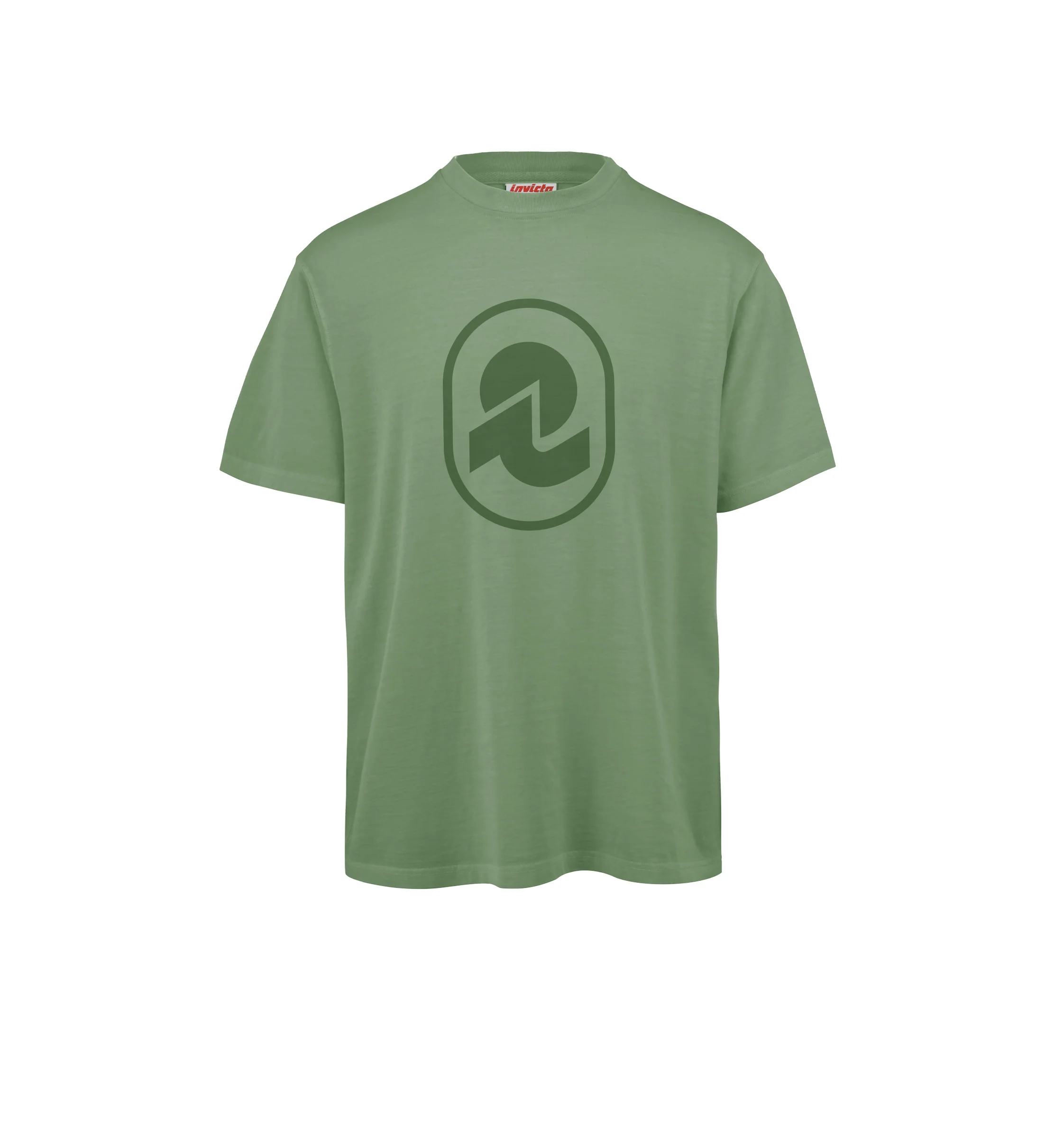 T-shirt da uomo in cotone organico con maxi logo