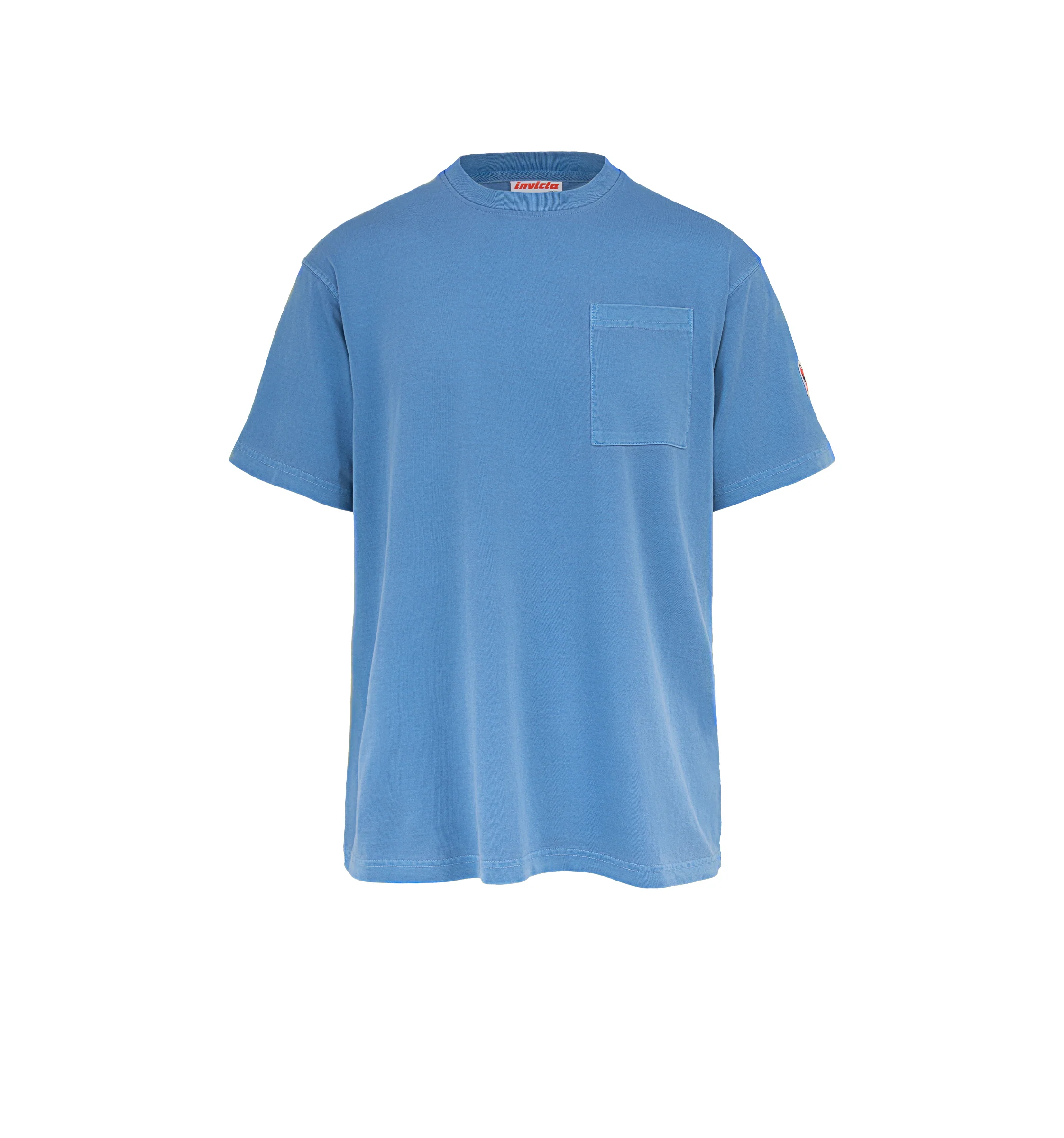 T-shirt da uomo in cotone organico con taschino
