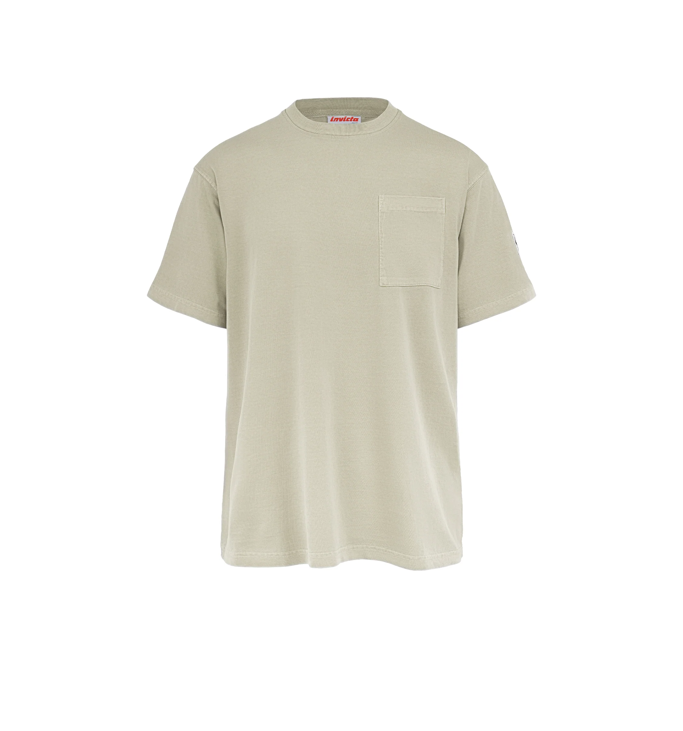 T-shirt da uomo in cotone organico con taschino