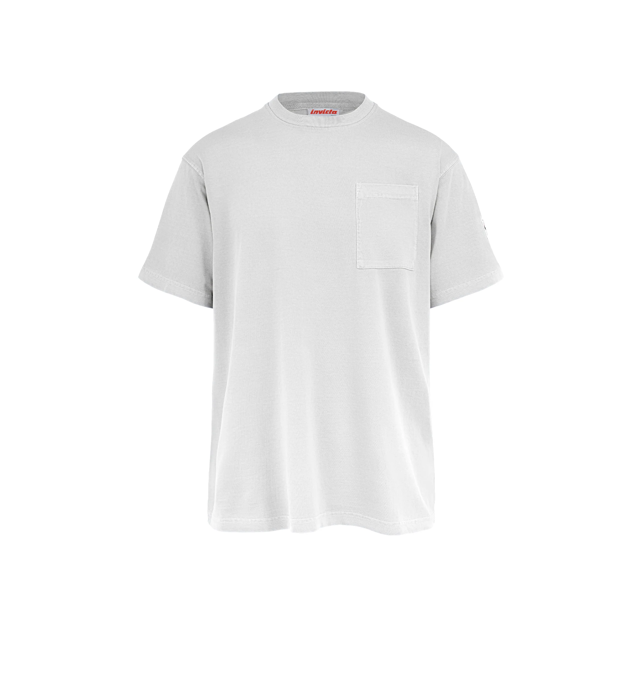 T-shirt da uomo in cotone organico con taschino